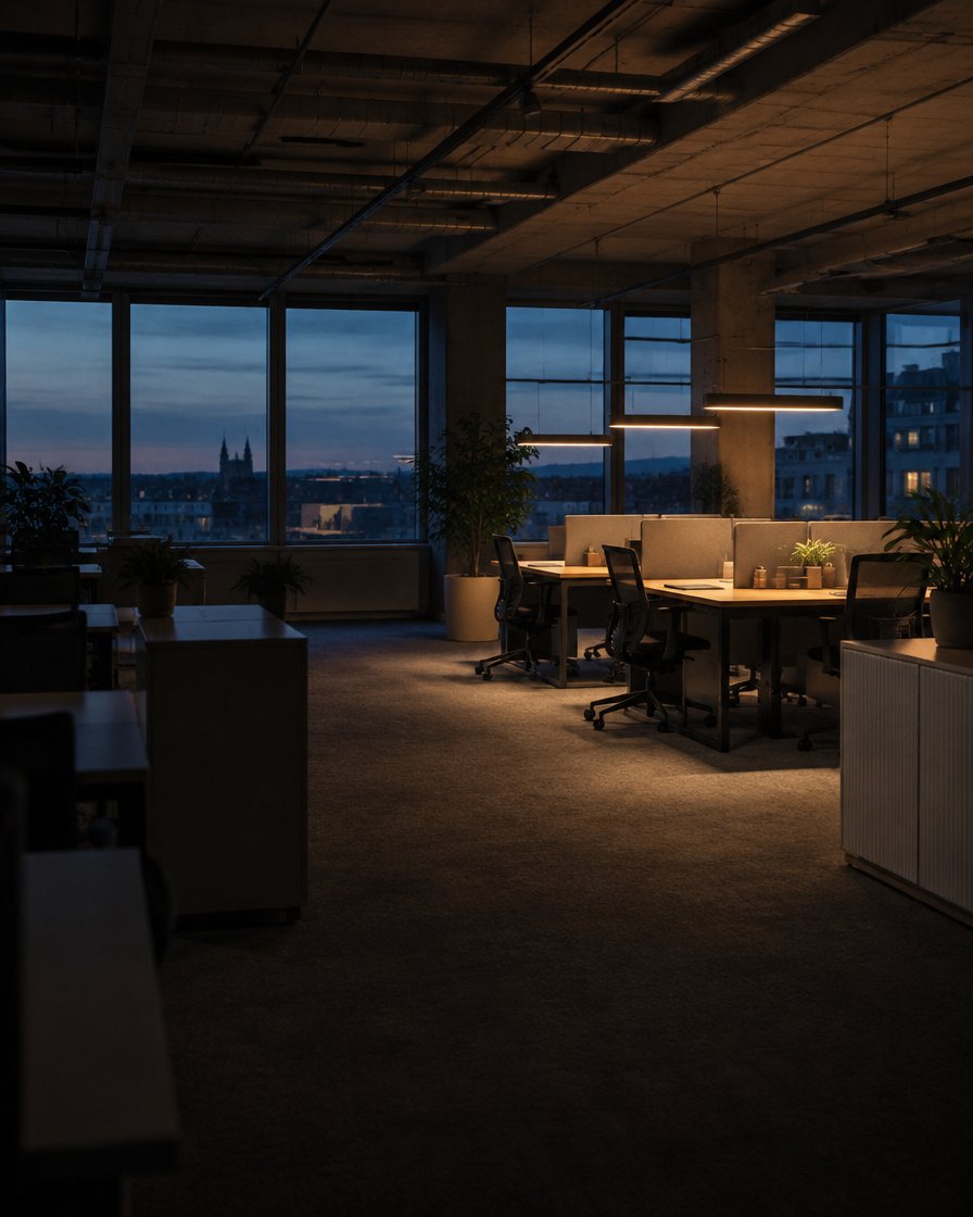 Arbeitsplätze nach Feierabend